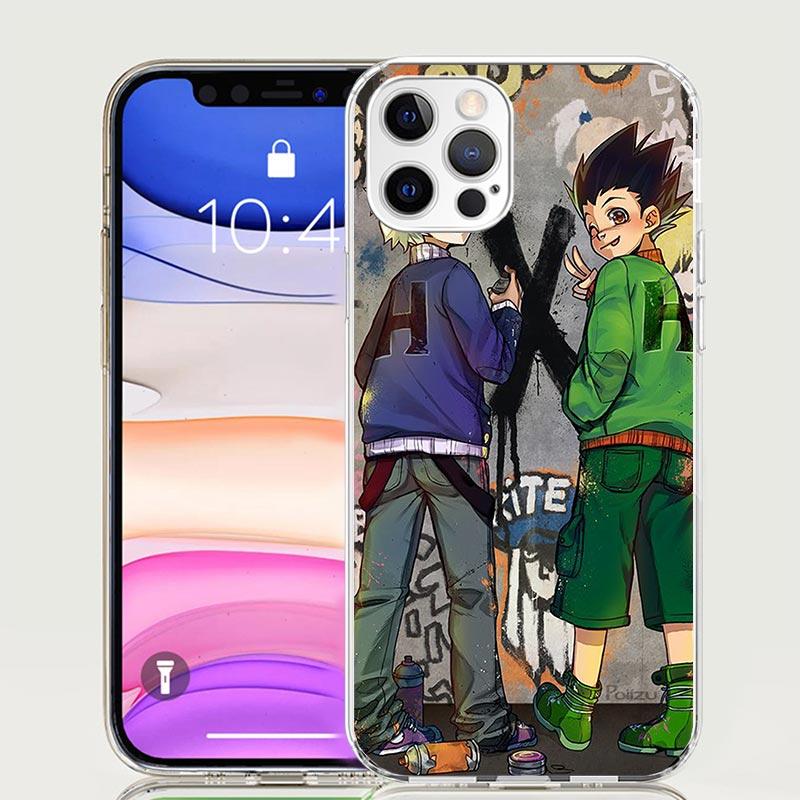 Чехол для телефона с аниме Hunter X HXH для iPhone 17 Air 16 15 Plus 11 14 Pro Max 13 Mini 12 7 8 + SE Узор Арт Индивидуальная Крышка 17 Air