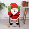 Cartoon Dinner Chair Seat Cover Seat Protector Wear for Chairs Christmas Chair Cover  Party Decor