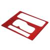Red Carbon Fiber Console Gear Shift Panel Cover Trim For Toyota Tacoma 2005-15