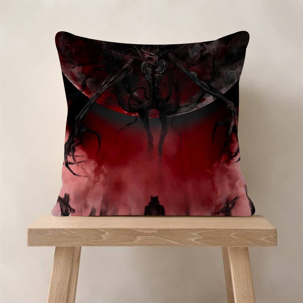 Fantasy Bloodborne Video Game Pillowcase Toon Gift Cushion Cover Bedroom Home Sofa Chair Seat Decor Pillow Case
