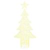 Christmas Tree with 240 Warm White LEDs 150 cm Acrylic