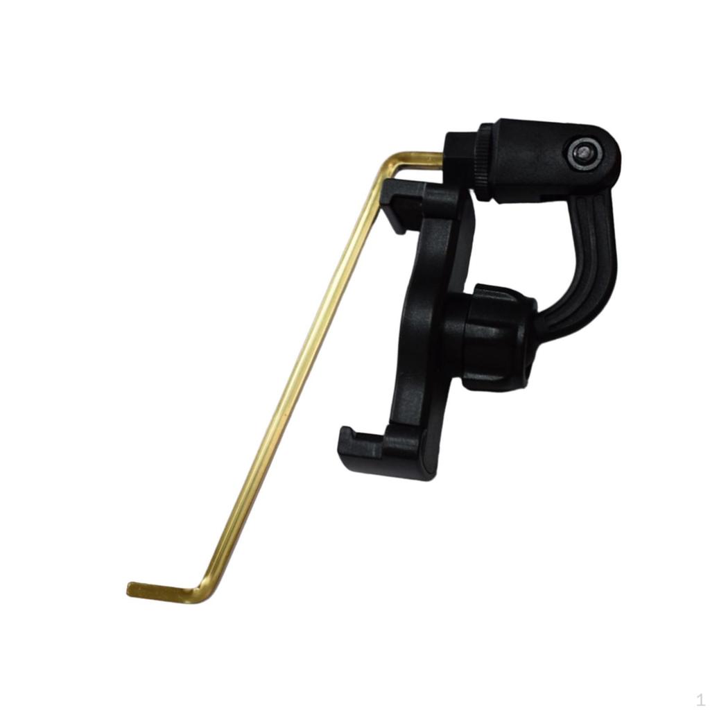 Alto Saxophone Phone Holder Marching Lyre for Sax Rotatatable Music Clip