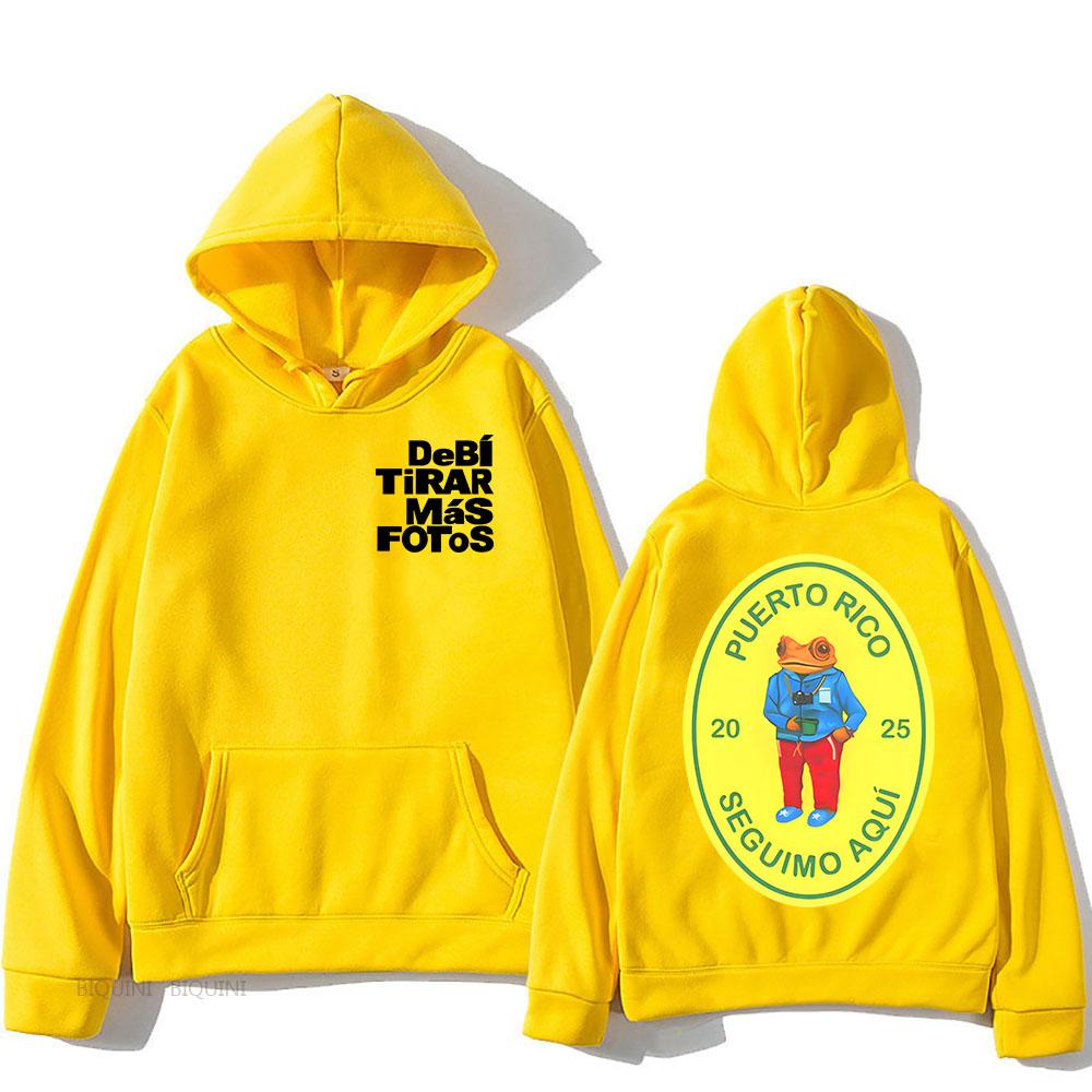 Debí Tirar Más Fotos Album 2025 Hoodies Bad Bunny DTMF Printing Sweatshirts for Men/Women Уличная одежда унисекс с длинным рукавом