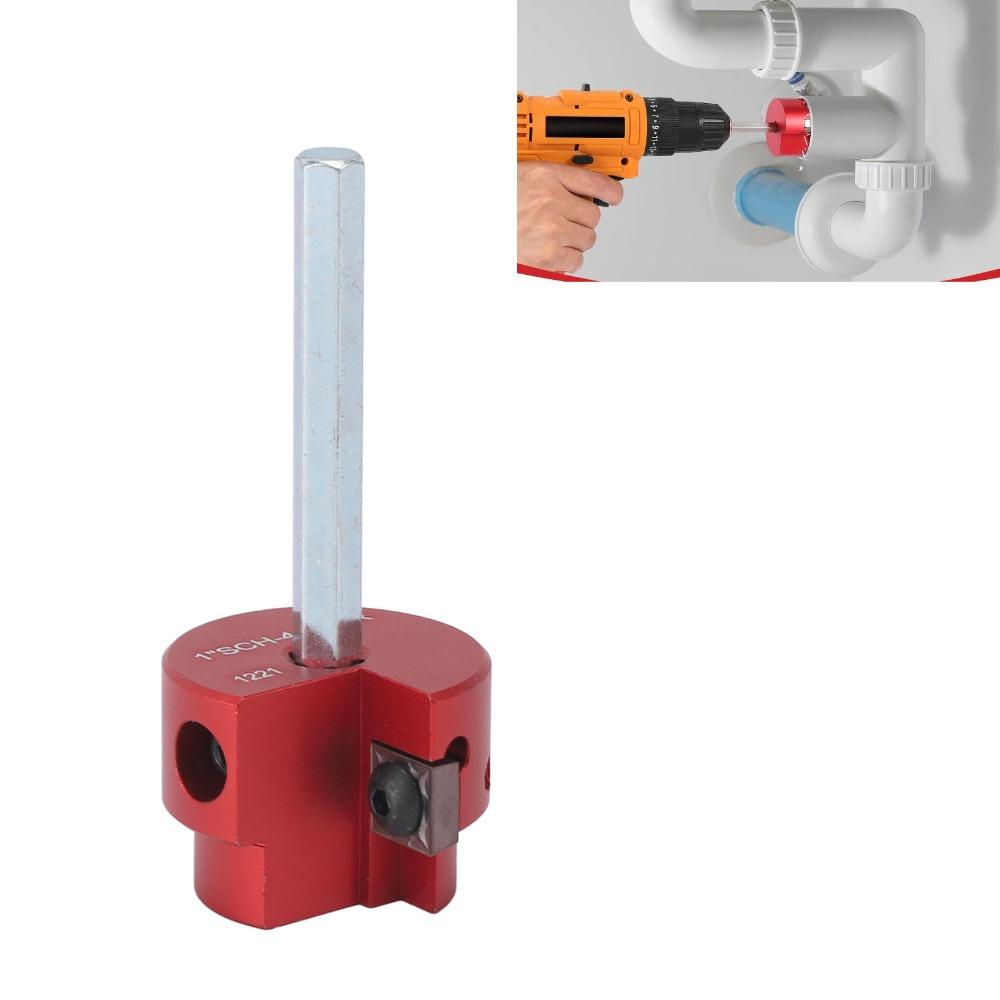 Red Pipe Reamer Kit 1 Inch/1.5 inch/2 inch PVC Socket Saver Durable Fitting Saver Water Lines