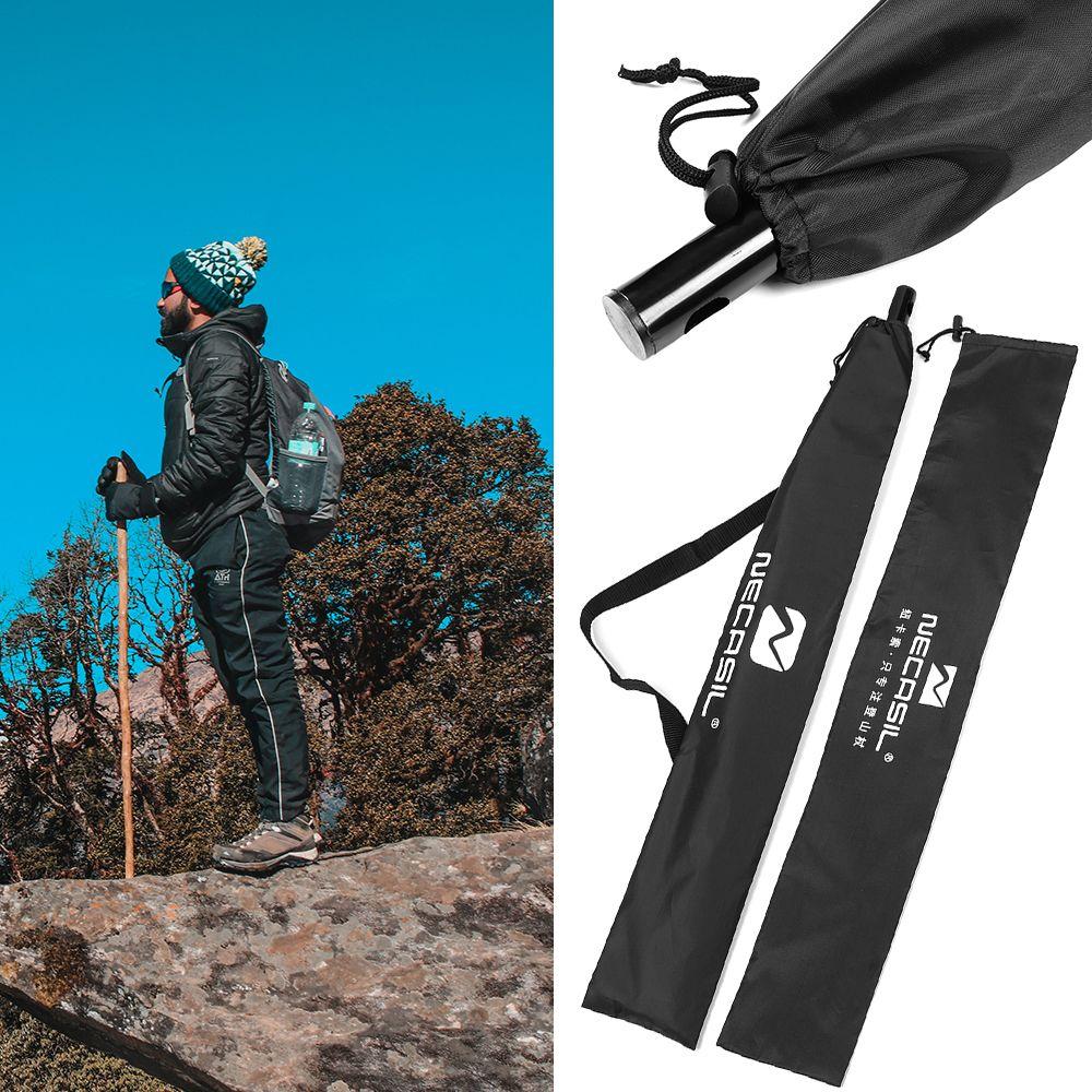 Trekking Pole Black Alpenstock Storage Bag Walking Sticks Holder Hiking Travel Oxford Package Bags