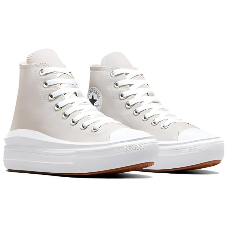 Converse Chuck Taylor All Star Стильные и Универсальные Износостойкие Дышащие Эспадрильи Хайтопы Женские Светло-серые