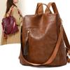 Multi-Functional Backpack Women's Waterproof Soft Leather Large Capacity Anti-Theft Backpack Travel Bag