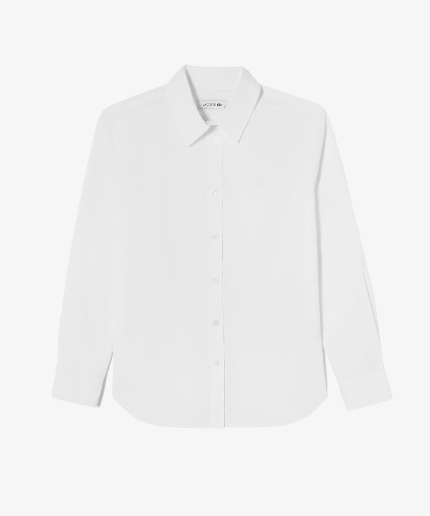 LACOSTE Women'S Poplin Solid Shirt Cf694E-56G 001