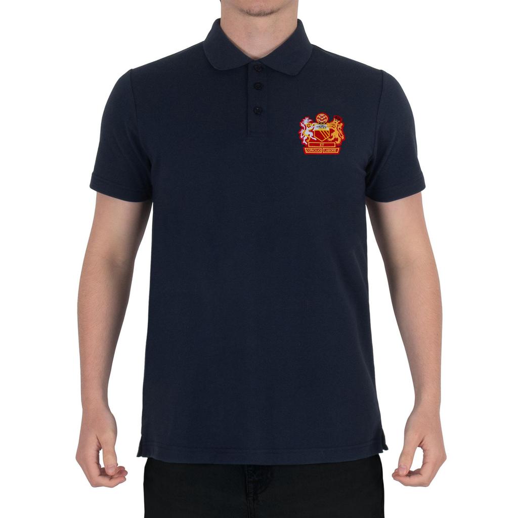 Fan Originals Mens Manchester Crest Polo Shirt