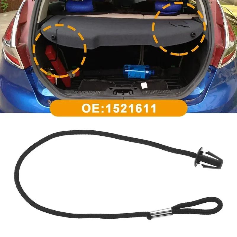 Door Rear For Ford Fiesta Parcel Shelf Strap Kit Nylon + Plastic 1521611 Car Accessories Replacement Practical