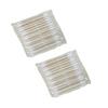 Wall-mounted Press Cotton Swab Box Dustproof Lid Hanging Cotton Swabs Holder  Makeup