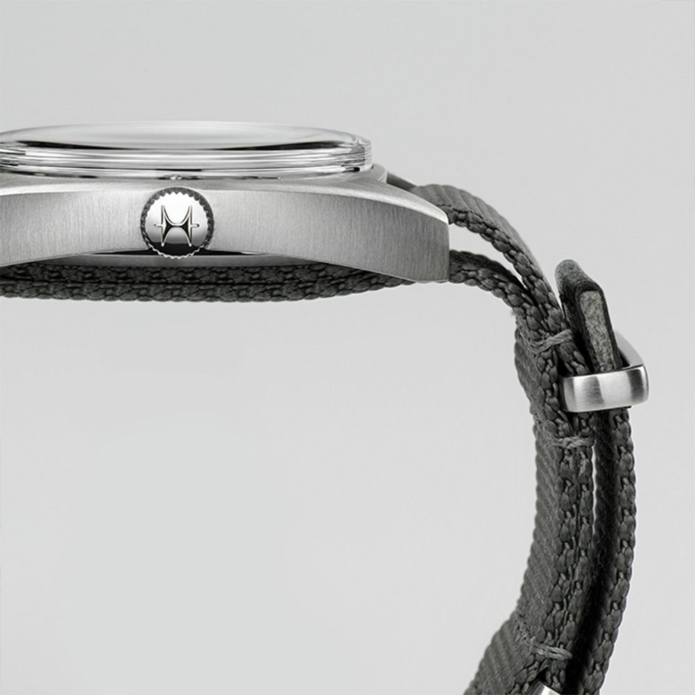 [Hamilton] H76419931 Khaki Pilot Pioneer Mechanical Black Dial Gray NATO Strap Men's Watch