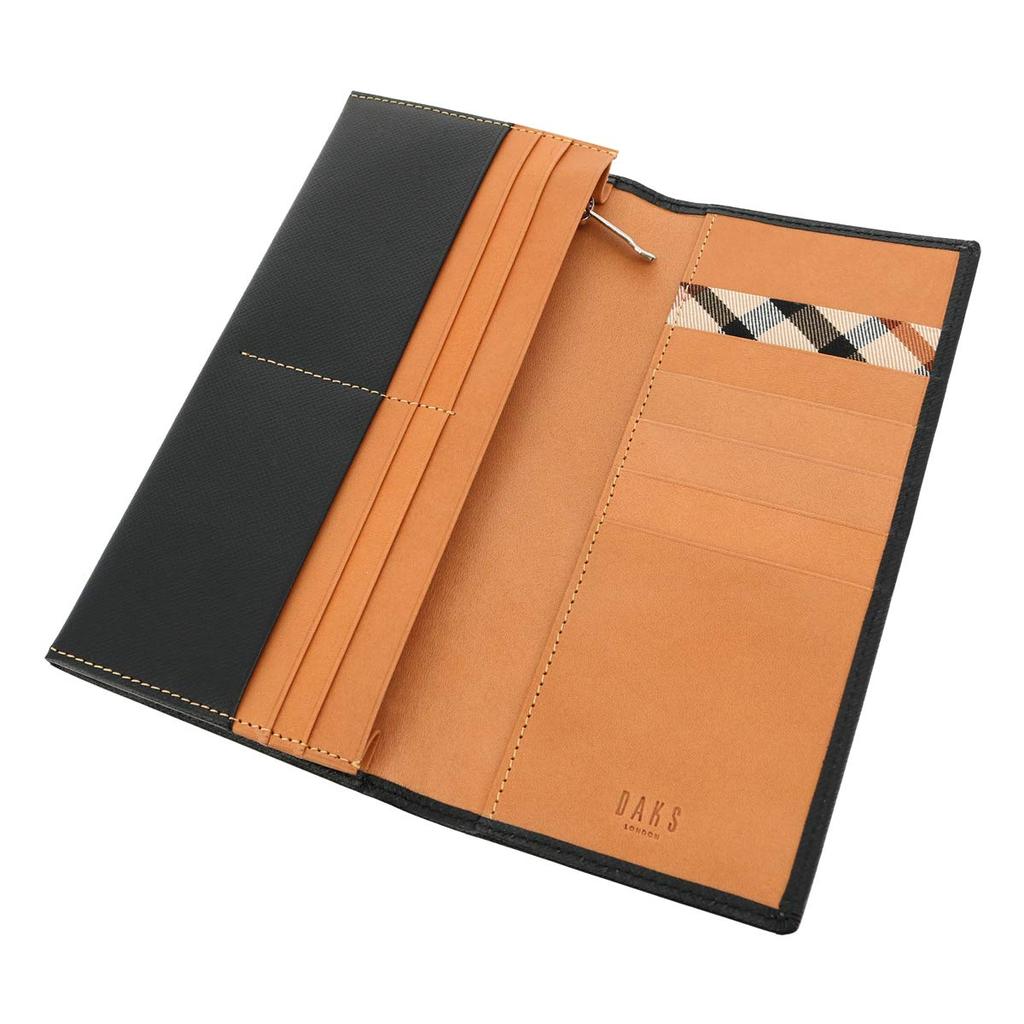 Long Wallet Luster DP35020 Bundled Genuine Leather Made In Japan Chocolate [Dax] Men's [02]