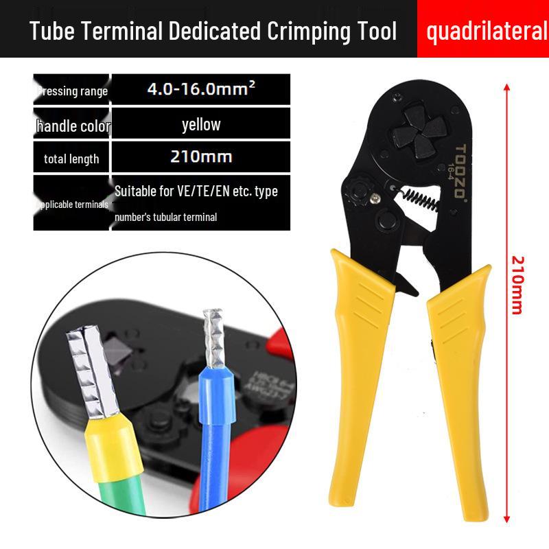 Набор ручных обжимных инструментов и инструментов для зачистки проводов: Пассатижи с удлиненными губками для электриков