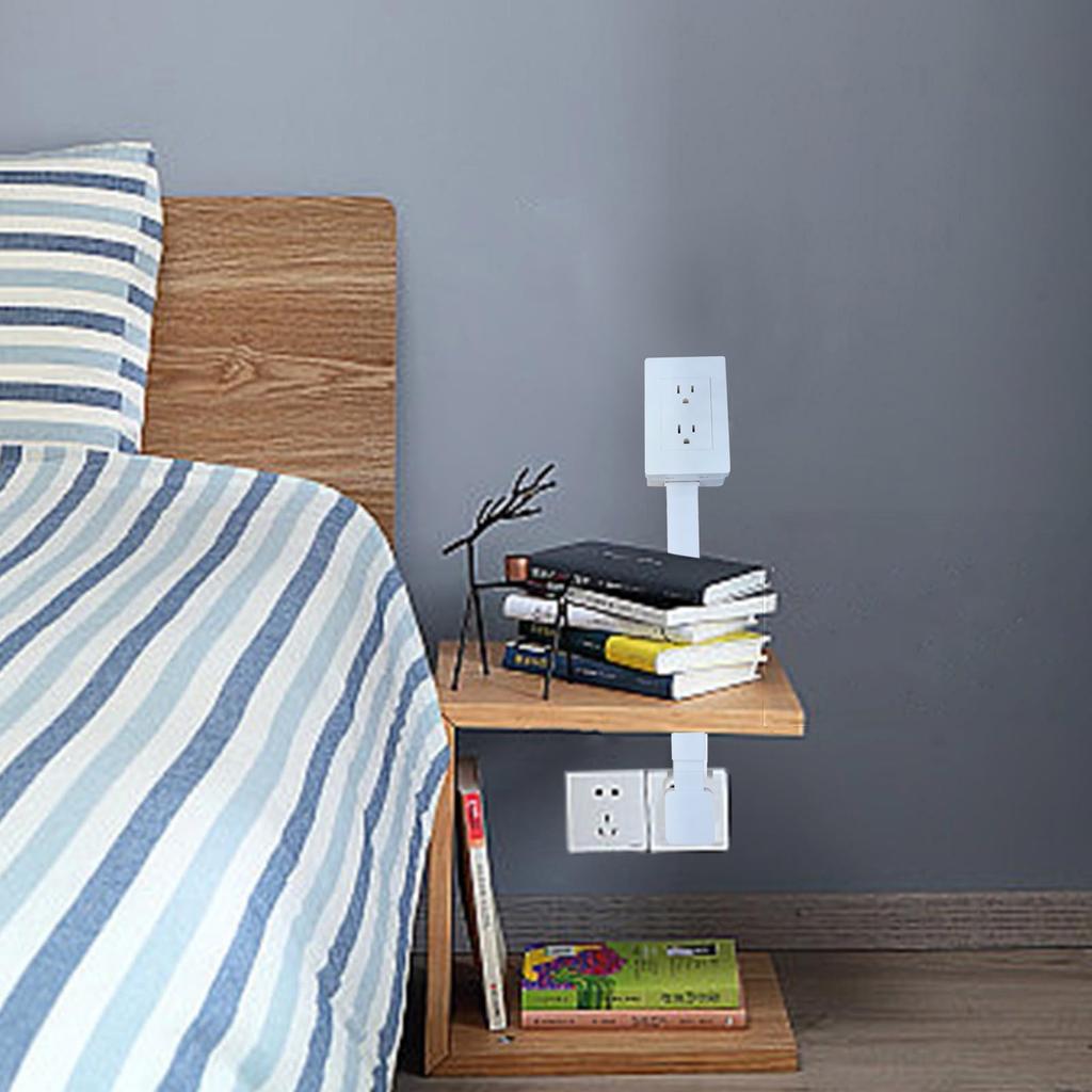 Электрический удлинитель. Доступ к труднодоступным розеткам! Особенности: USB-A, USB-C и 2 розетки переменного тока, выдвигается на 22-34 дюйма, поворачивается на 180°. Использовать за диванами