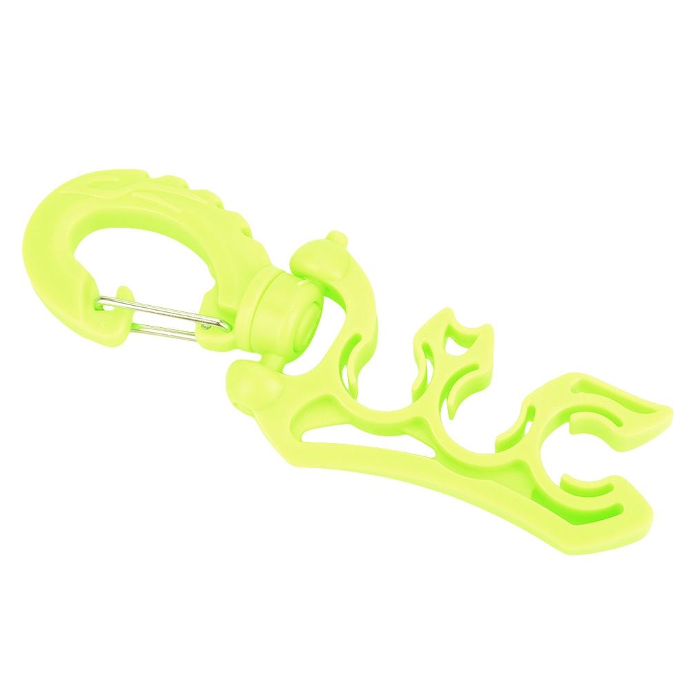 Keep Diving Underwater Diving BC Hose Holder Clip Buckle Hook Yellow