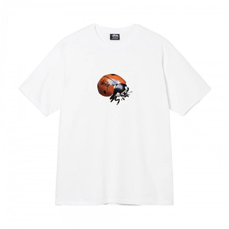 Stussy Style Short Sleeve T-Shirts Men Women Loose Fit Casual Tees Multiple Graphic Color Options