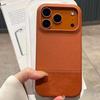 Оригинальный Чехол-Книжка Из Ткани и Кожи Для iPhone 17 Air 16 15 14 Plus 13 12 Pro Max Без Рамок Матовый Ударопрочный Защитный Чехол-Броня