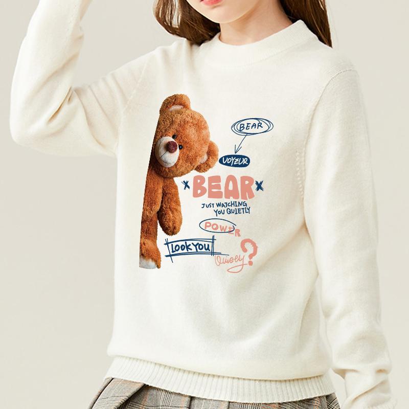 Cool Bears Patch For Clothes Animal Pirnt Clothes Stickers Diy Parches Ropa T-Shirt Hoodies Heat Press Appliqued Iron On Patches