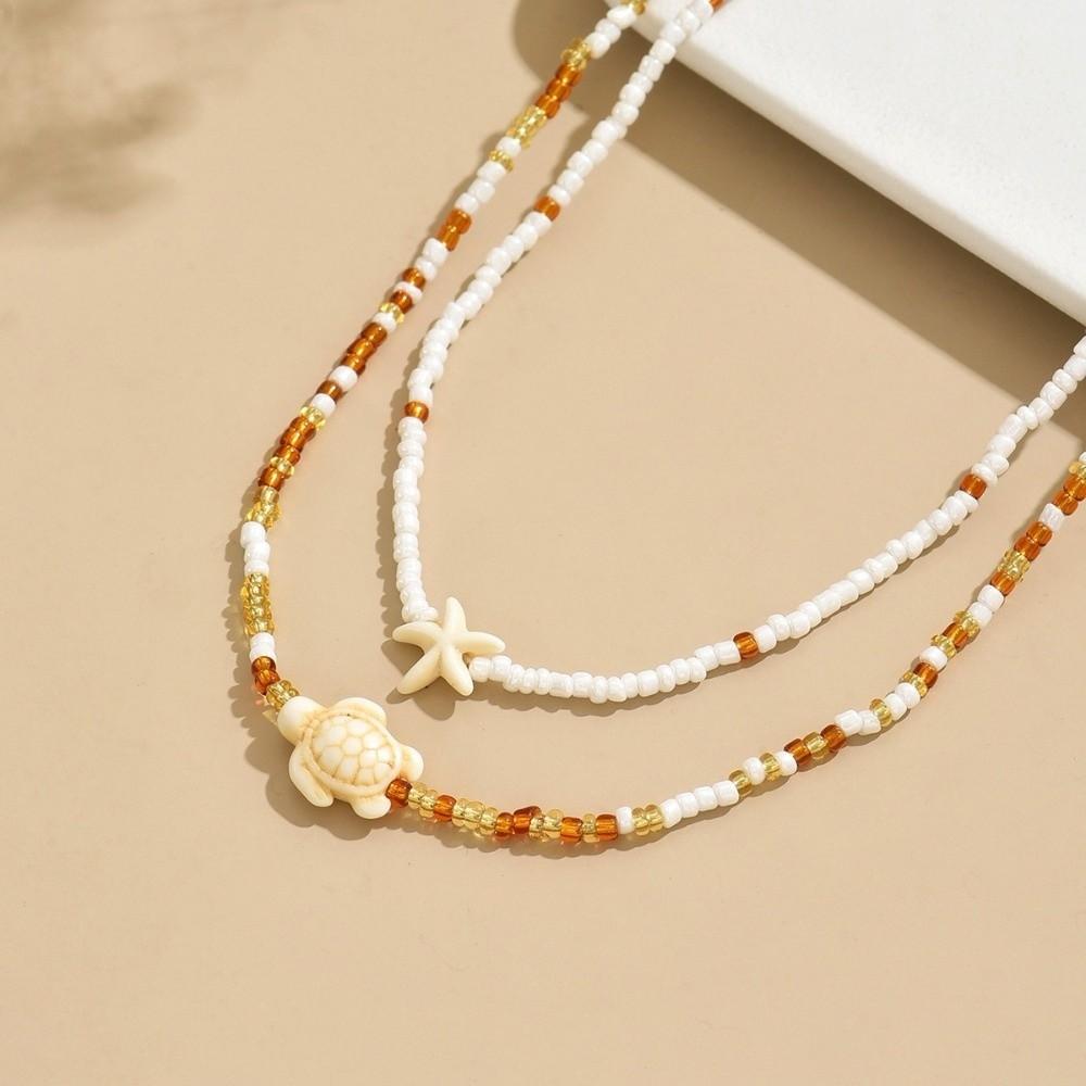 2 Pcs/ Set Starfish Bikini Belly Chain Body Jewelry Body Chain Jewelry Bead Waist Chain Beach