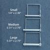 4PCS Trailer Hitch Pin, Tivnhuils Square Safety Coupler Pin, Zinc Plated Carbon Steel Trailer Pin, 5/16" X 2.75", Medium