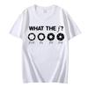 Funny Camera Shirt for Men Clothing What The F Camera Male  T-shirts Photography Lover Unisex Shirt Short Sleeve T Shirt for Men