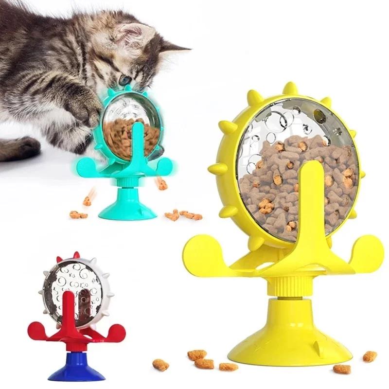 1 Pcs New Interactive Feeding Funny Leaking Slow Food Feeder Carousel Pet Pet Supplies Leaking Ball IQ Training Pet Cats Dogs