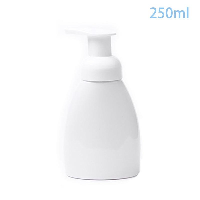 Прозрачные бутылки с насосом для пены 250 мл, дозатор жидкого мыла для рук, мусса, шампуня, геля для душа, жидкой косметики, ванны, ухода за кожей