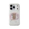 Чехол в корейском стиле с милым изображением собаки-медведя для iPhone 16 Pro Max