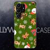 Christmas Santa Claus Snowman Phone Case For Samsung S25 Edge Ultra S23 S22 S21 S20 Ultra Plus S24 Fe A54 A53 A25 Glass Cover