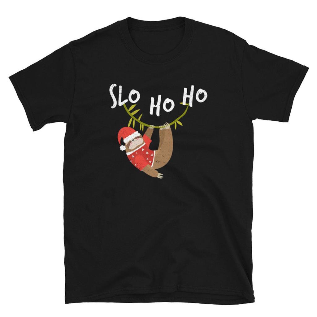 Christmas Shirt, Christmas Gift, Sloth Shirt, Funny Christmas Shirt, Merry Christmas, Christmas Tee, Holiday Shirt, Hanging Sloth, Slo Ho Ho