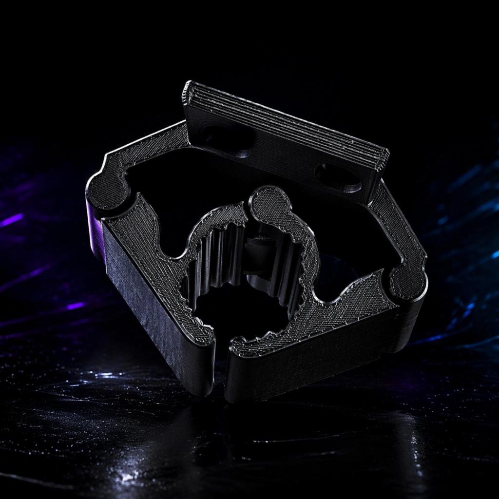 Waterproof 3D Print Mop Broom Organizer Wall Mount Pipe Hook Hanging Rack Household Storage Accessory For Balcony Bathroom