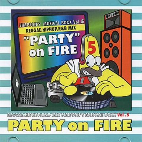 Микс CD SIMPSON Party On Fire 5 MIXCD213694 Simpson JPN 2013 Япония Японский Клубный Танц