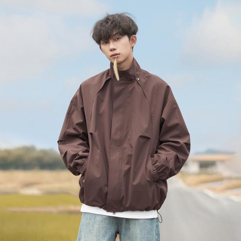 Унисекс весенне-осенняя быстросохнущая куртка для альпинизма: Водонепроницаемая, Ветрозащитная, Рабочая одежда со стойкой