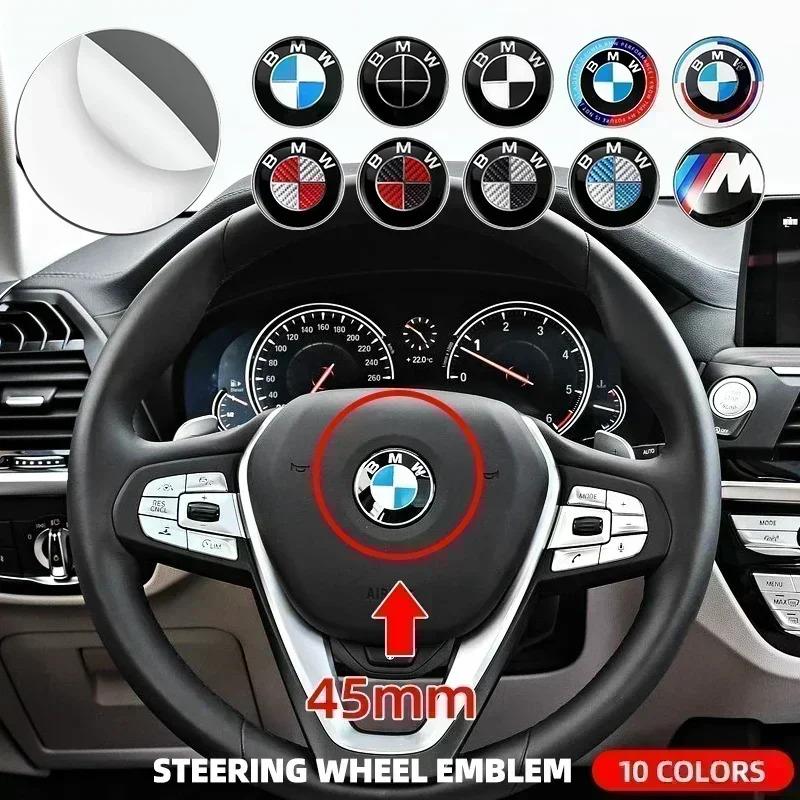 AAAQU1 45mm 50th Anniversary Edition Car BMW E36 E39 E87 E60 E46 E53 E90 F10 F20 F25 F30 X3 X5Steering Wheel Badge Emblem Sticker for