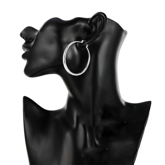 Женские линии с узором, геометрические серьги-кольца большого круга, ювелирные изделия