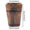 Wooden Barrel Planter Flower Pot Birthday Gift Plant Container Rustic for Indoor and Outdoor Patio