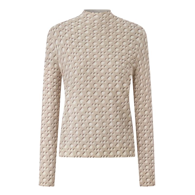 PORTS Women's Autumn/Winter Knitted High-Neck Sweater