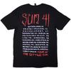 Sum 41 Unisex Adult Tour Â´24 Skull Back Print T-Shirt