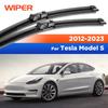 Для Tesla Model S 2012- 2017 2018     Дворники Передние Щетки Дворников Лобовое Стекло Стеклоочиститель 28"+17"""