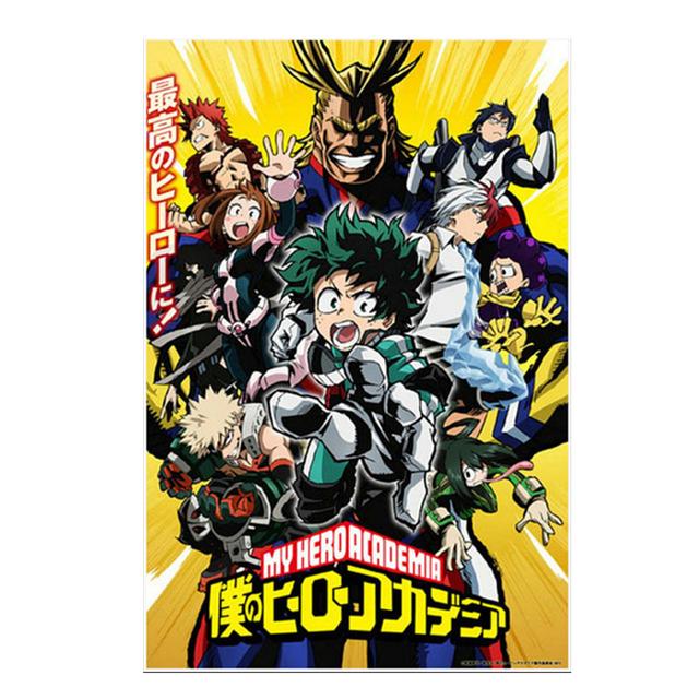 Япония герой аниме эстетика картины холст живопись плакаты и принты художественная академия росписи дома детская комната стены украшения дома без рамки