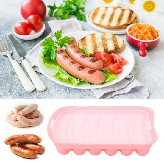Силиконовая форма для колбас с антипригарным покрытием, легко моется, детские добавки и мясные кишки на пару для приготовления здоровой и увлекательной еды