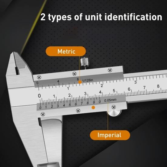 Мини-портативный высокоточный штангенциркуль из углеродистой стали 150/200/300 мм, линейка с нониусом
