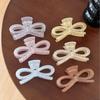 2025 Cute Jelly Colored Bow Hair Claw Sweet Plastic Shark Head Clip Hairpins For Women Barrettes Hairgrip Korean Hair Accessories