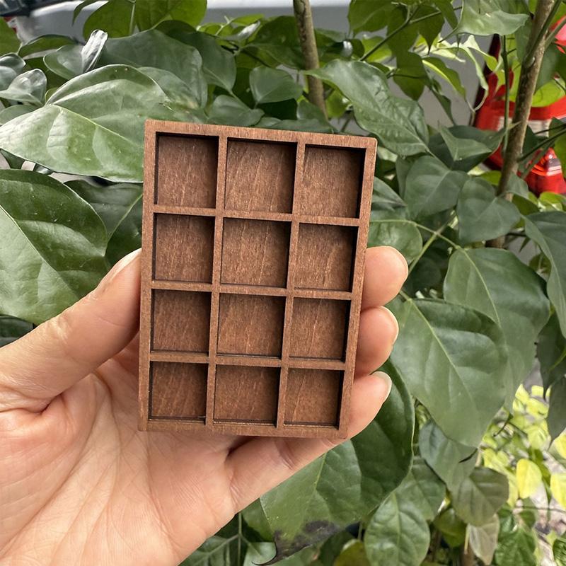 1 шт. деревянная миниатюрная хрустальная полка своими руками, простая установка, миниатюрная полка для безделушек, прочный кукольный домик, домашний декор