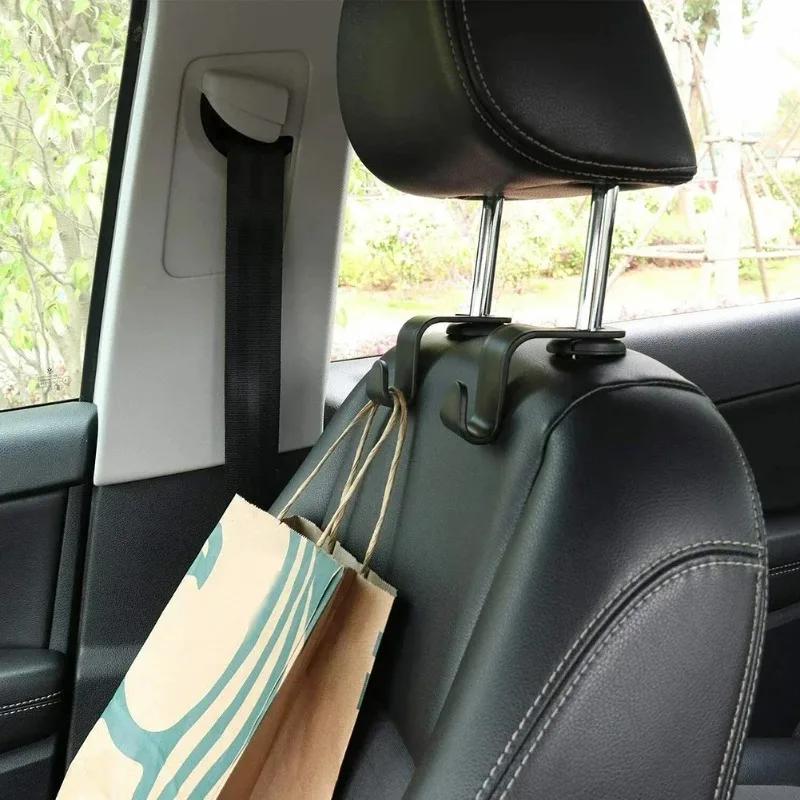 Creative Car Interior Hooks 2PCS - Seat Back, Multifunctional Car Shelves, Seat Headrest Hooks, Car Storage