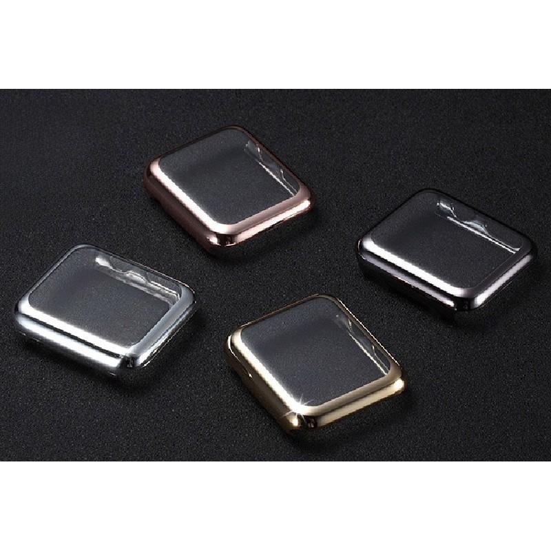 Защитный чехол для Apple Watch, жесткий чехол с гальваническим покрытием из поликарбоната, защитный рукав