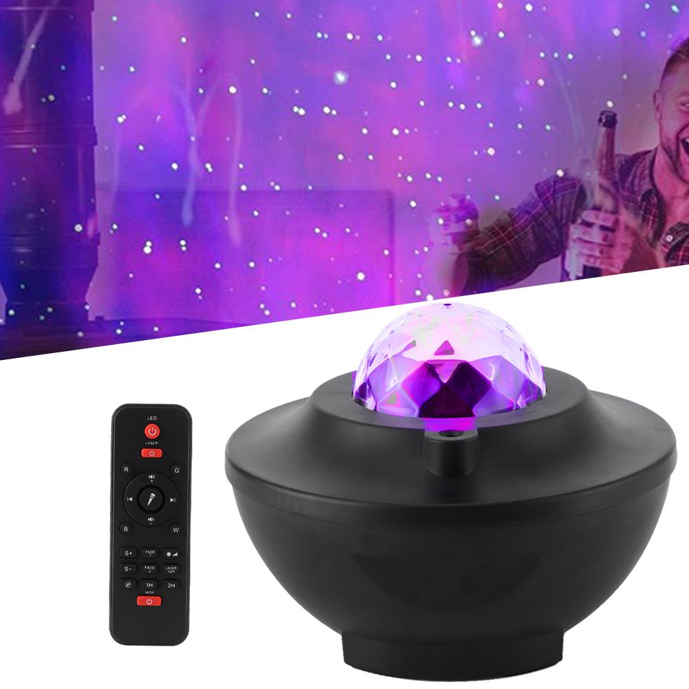 Проекционная лампа RGB Star Bluetooth USB Голосовое управление Музыкальный плеер Светодиодный ночник Подарок на день рождения