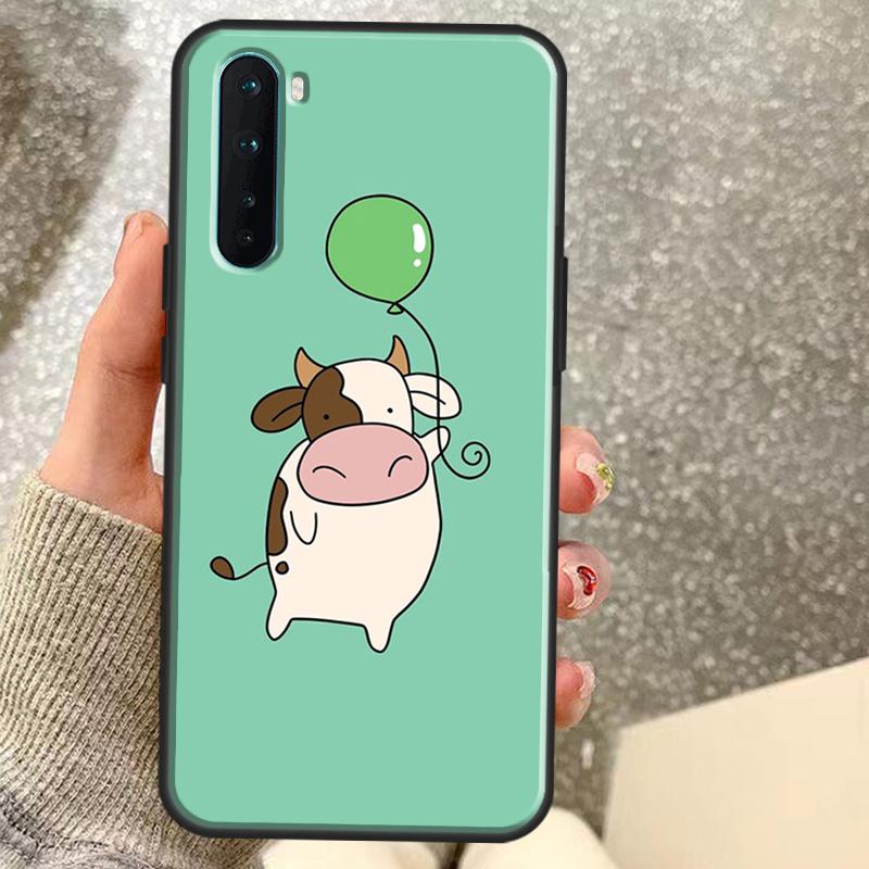 Мультяшный Милый Чехол с Пятнышками Коровы Для OnePlus 15 15R 13 13R 13T 12 12R 11 10 10R 10T 8T Nord CE 5 4 2 3 Lite N20 N30 Чехол