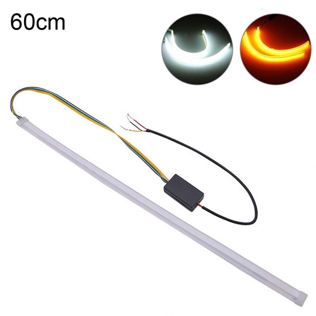 Ультратонкий двойной светодиодный автомобильный дневной ходовой фонарь DRL